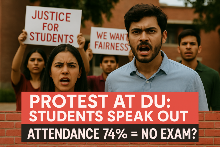 DU’s Attendance Rule Controversy: Why Students Are Angry Over Admit Card Denial