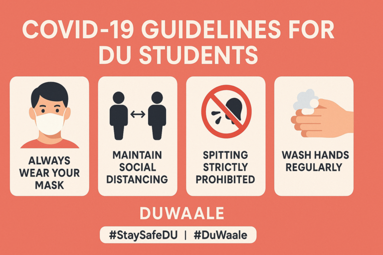 COVID-19 Guidelines at Delhi University: What Every Student Must Know