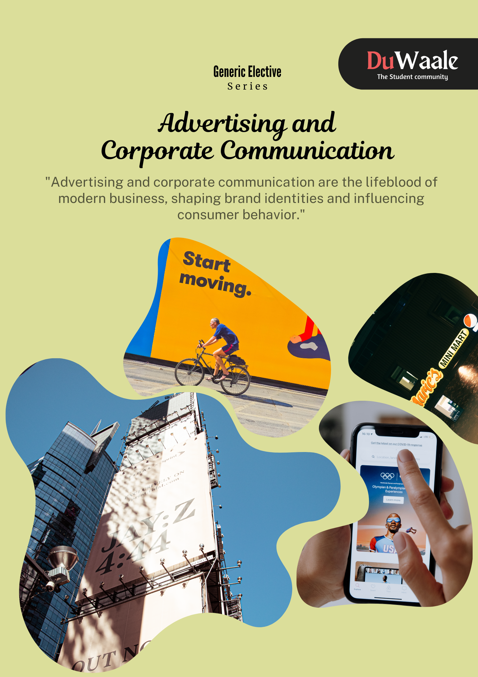 Communication Advert Advertising and Corporate Communication(GE) | GE | Delhi University ...