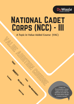 National Cadet Corps (NCC) - III (VAC)